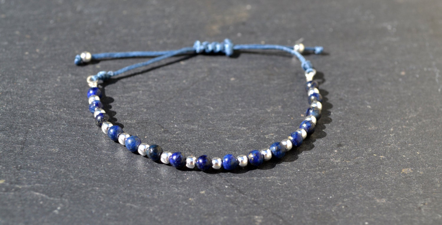 Lapislazuli Armband Und Massivem Silber Lapislazuli Armband Und Massivem Silber von DELAG