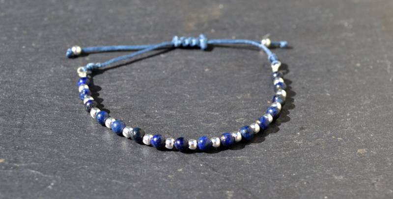 Lapislazuli Armband Und Massivem Silber Lapislazuli Armband Und Massivem Silber von DELAG