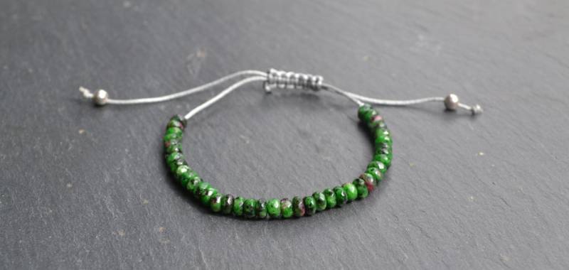 Perlen Armband Rubin Zoisit von DELAG