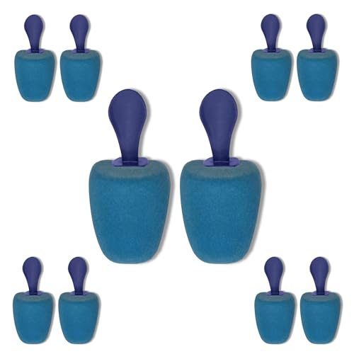 DELFA Schuhspanner Karrée - Größe 37-41 - Set aus 5 Paar - Schaumstoff Schuhformer Schuhstrecker - für Damen Schuhe mit eckiger Form von DELFA