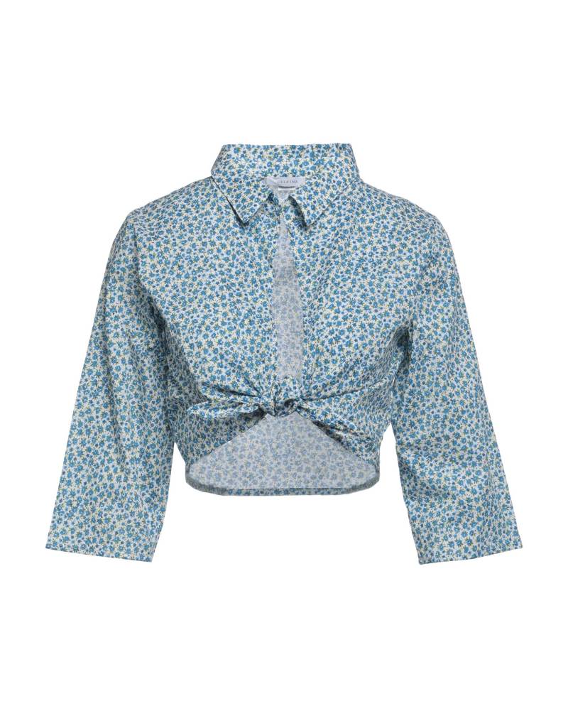 DELFINA Top Damen Azurblau von DELFINA