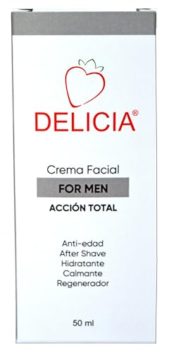 Delicia Gesichtscreme für Männer, Total Anti-Aging, After Shave, feuchtigkeitsspendend und beruhigend, 50 ml Delicia Gesichtscreme für Männer, Total Anti-Aging, After Shave, feuchtigkeitsspendend und beruhigend, 50 ml von DELICIA