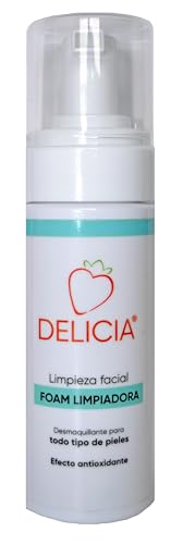 Delicia Reinigungsschaum für das Gesicht, rostfreier Make-up-Entferner für alle Hauttypen, 150 ml Delicia Reinigungsschaum für das Gesicht, rostfreier Make-up-Entferner für alle Hauttypen, 150 ml von DELICIA