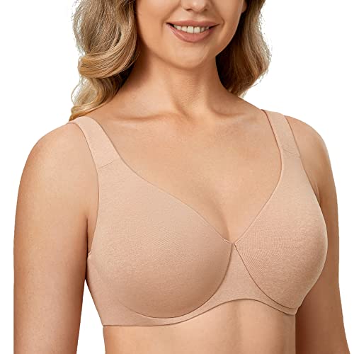 DELIMIRA AISILIN Damen Minimizer BH mit Bügel ohne Polster Vollschalen Große Größen Unterwäsche Haferflockenheide 85E DELIMIRA AISILIN Damen Minimizer BH mit Bügel ohne Polster Vollschalen Große Größen Unterwäsche Haferflockenheide 85E von DELIMIRA
