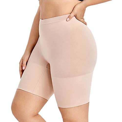 DELIMIRA Damen Shapewear Miederhose Figurenformender Miederslip mit Bein Bauch Effekt Beige 38 von DELIMIRA