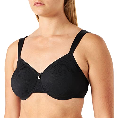 DELIMIRA Damen Minimizer BH - Bügel Klassischer Große Größen BH Schwarz 85H von DELIMIRA