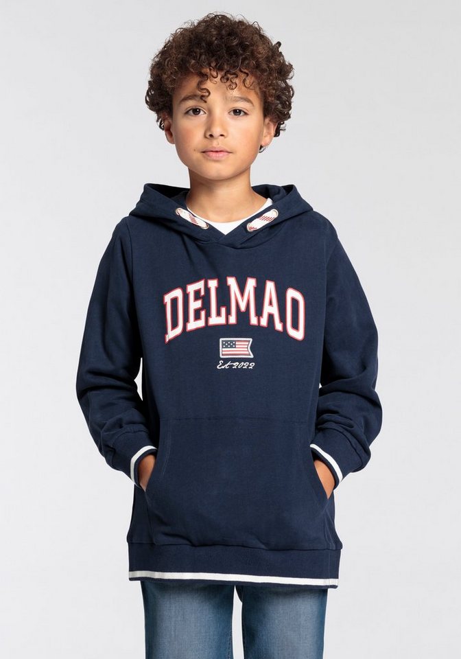 DELMAO Kapuzensweatshirt für Jungen, Logo-Sweathirt der neuen Marke Delmao von DELMAO