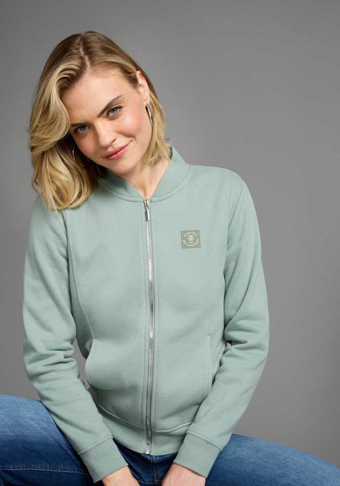 DELMAO Sweatjacke in modischer Bomberjacken-Form - NEUE KOLLEKTION DELMAO Sweatjacke in modischer Bomberjacken-Form - NEUE KOLLEKTION von DELMAO