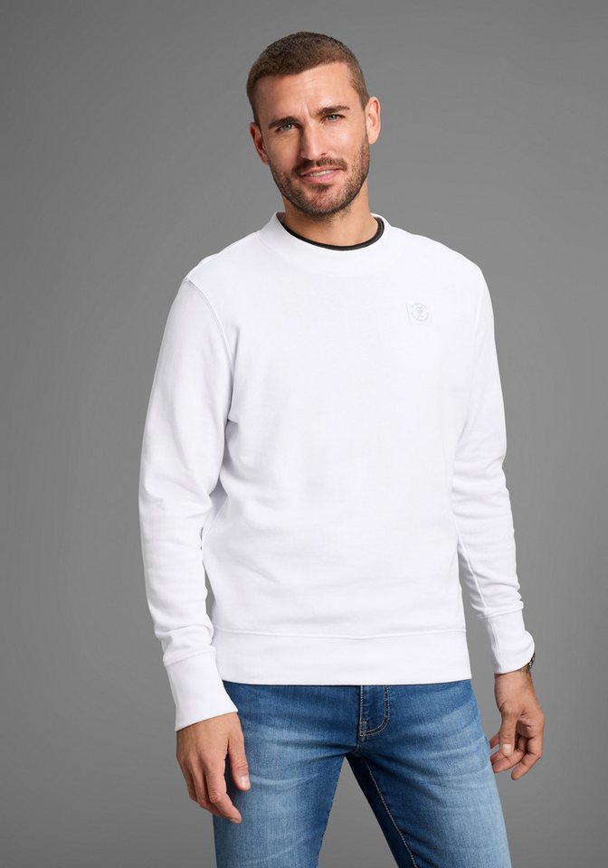 DELMAO Sweatshirt Langarm, Regular Fit, unifarben, Basic-Stil von DELMAO