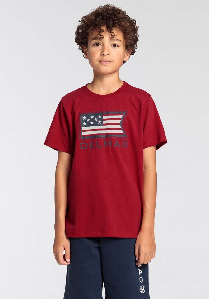 DELMAO T-Shirt für Jungen, Flagge. NEUE MARKE von DELMAO