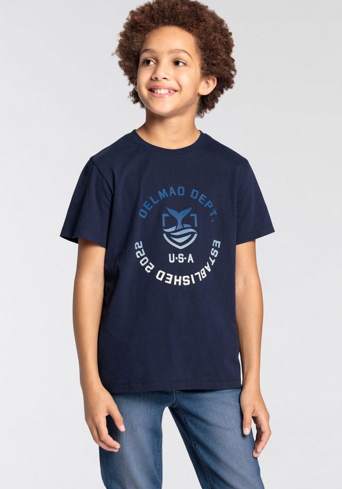 DELMAO T-Shirt für Jungen, mit Logo-Print. NEUE MARKE von DELMAO