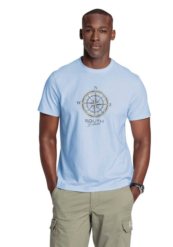 DELMAO T-Shirt Kurzarm, bedruckt, Rundhals, aus Baumwolle von DELMAO