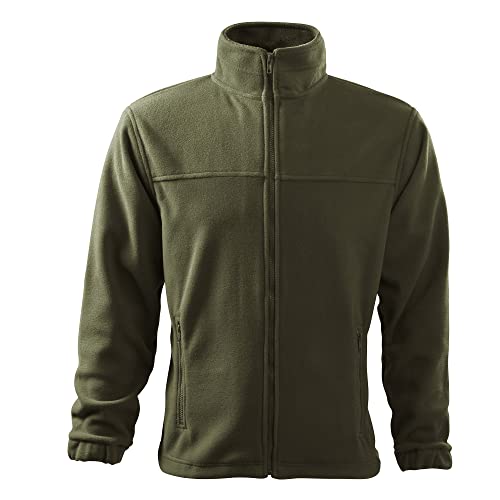 DELUNO Military Herren Outdoor Fleecejacke - top qualität - Neu - Rot Blau Military Weis (501-XL-Military) von DELUNO