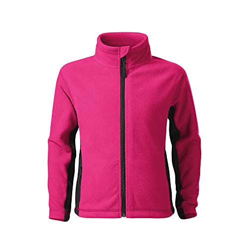 DELUNO Pink Kinder Outdoor Fleecejacke - top qualität - Neu - Rot Blau Pink Schwarz (529-12J-Pink) von DELUNO