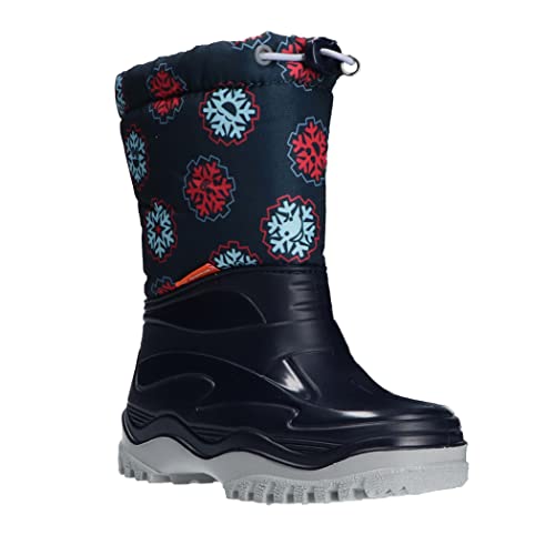 DEMAR. Kinder Übergangs- Winterstiefel Schuhe gefüttert Pico Light (Dunkelblau, 26/27) von DEMAR