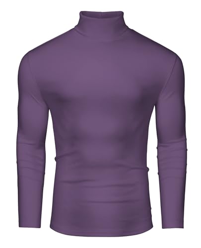 DEMEANOR Rollkragenpullover Herren Strick Pullover Winter Sweater Warm Baumwolle von DEMEANOR