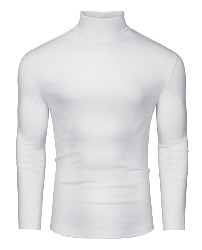 DEMEANOR Rollkragenpullover Herren Strick Pullover für Herren Winter Sweater Herren Warm Baumwolle Pullover von DEMEANOR