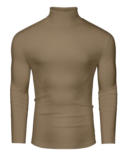 DEMEANOR Rollkragenpullover Herren Strick Pullover für Herren Winter Sweater Herren Warm Baumwolle Pullover von DEMEANOR