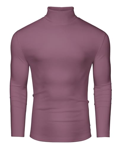 DEMEANOR Rollkragenpullover Herren Strick Pullover Winter Sweater Warm Baumwolle von DEMEANOR