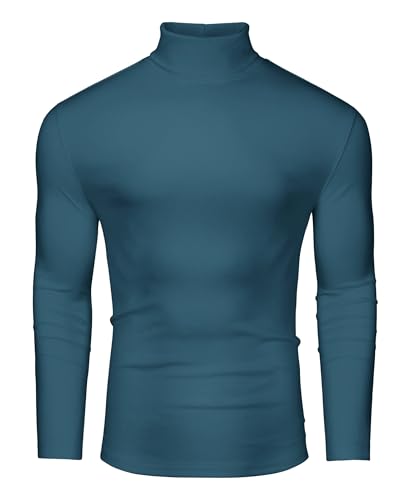 DEMEANOR Rollkragenpullover Herren Strick Pullover für Herren Winter Sweater Herren Warm Baumwolle Pullover von DEMEANOR