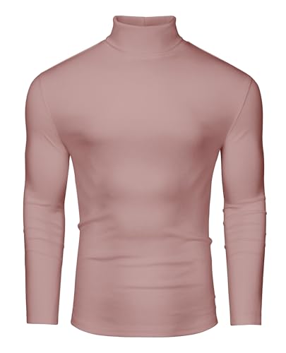 DEMEANOR Rollkragenpullover Herren Strick Pullover Winter Sweater Warm Baumwolle von DEMEANOR