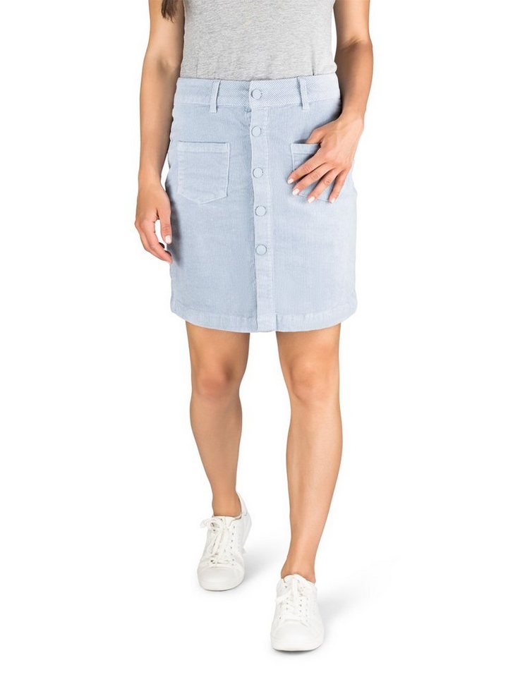 DENIMFY A-Linien-Rock Damen Mini Cord Rock DFAlina A-Linie Kurzrock mit Stretch von DENIMFY