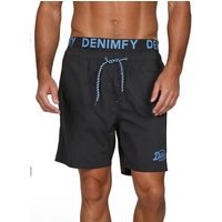 DENIMFY Badehose Herren Lang Badeshorts Doppelter Bund DFNeo von DENIMFY