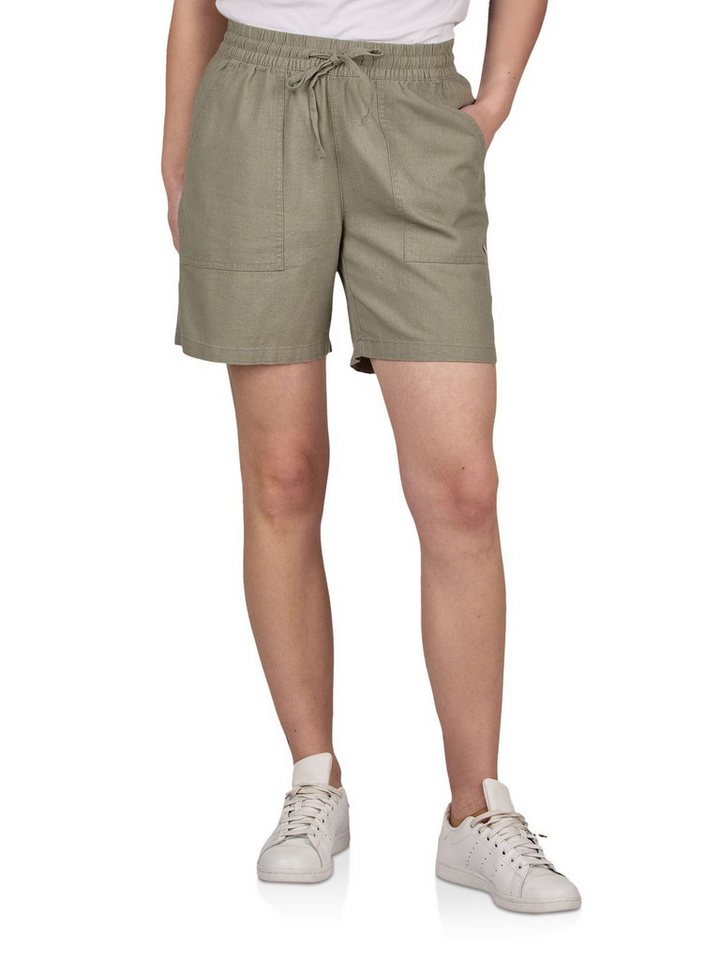 DENIMFY Sweatshorts Damen Leinen Shorts DFAlessia Regular Fit Leinenshorts mit Kordelzug von DENIMFY