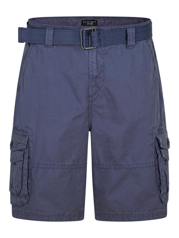 DENIMFY Cargoshorts Herren Shorts DFUlli Regular Fit Bermudashorts mit Gürtel von DENIMFY