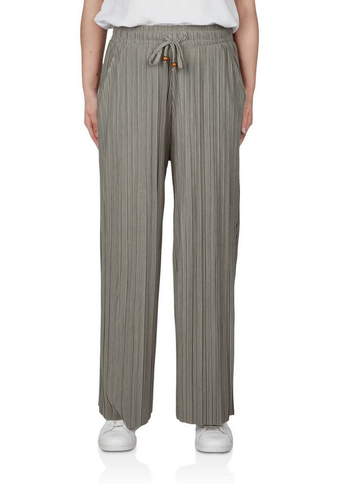 DENIMFY Chinohose Damen Palazzo Hose DFBrenda Loose Fit 7/8 Culotte mit Taschen von DENIMFY
