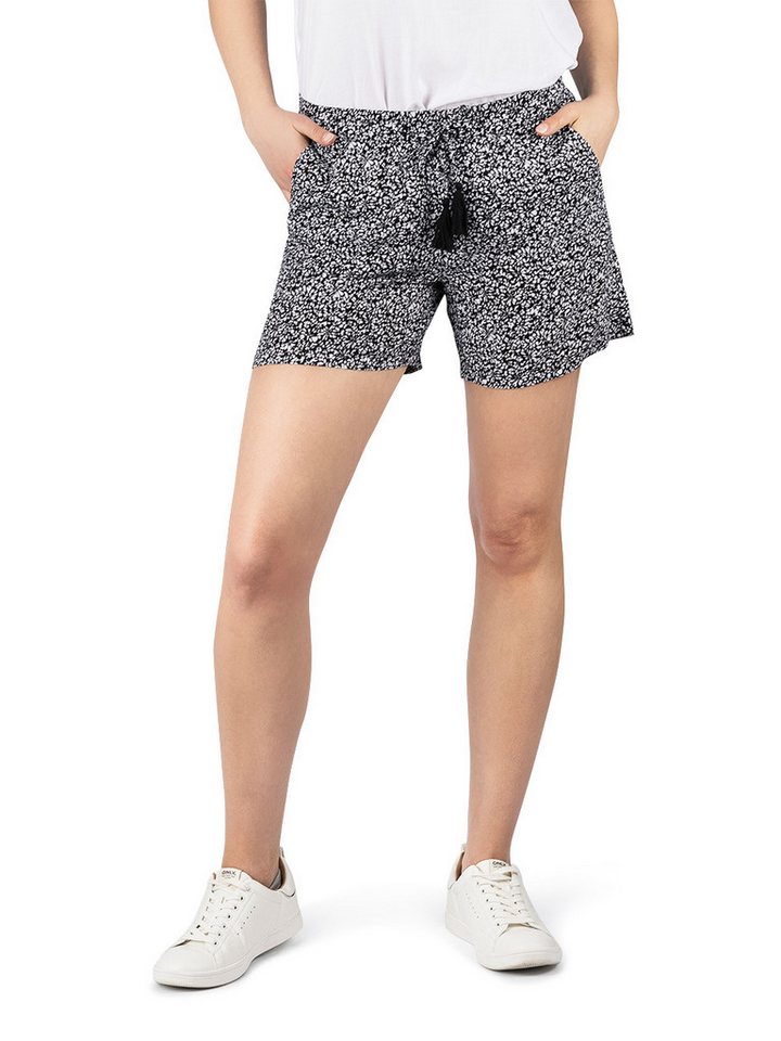 DENIMFY Chinoshorts Damen Shorts DFLia Regular Fit kurze Stoffhose mit Kordelzug aus 100% Viskose von DENIMFY