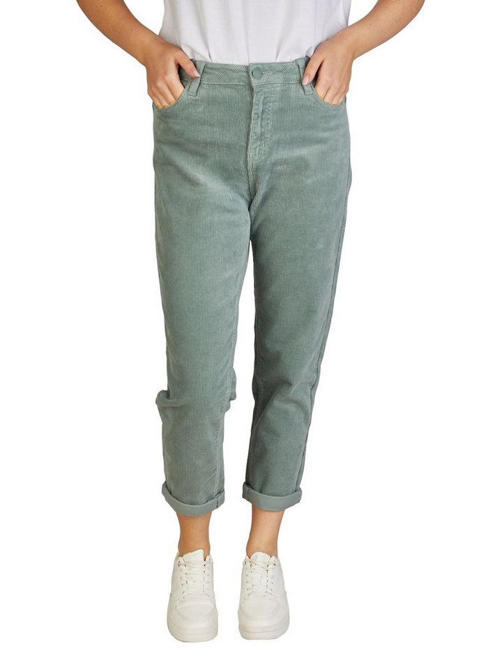 DENIMFY Cordhose Damen Hose DFYLisa Mom Fit Freizeithose mit Stretch von DENIMFY