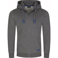 DENIMFY Sweatjacke Herren mit Kapuze Reißverschluss Regular Fit DFLeo von DENIMFY