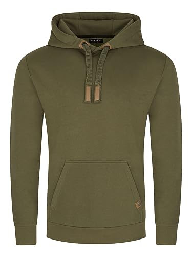DENIMFY Hoodie Herren Regular Fit DFIvo Kapuzenpullover Pullover Grün S, Größe:S, Farbe:Ivy Green von DENIMFY