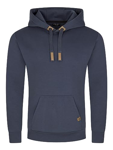 DENIMFY Hoodie Herren Regular Fit DFIvo Kapuzenpullover Pullover Navy M, Größe:M, Farbe:Navy von DENIMFY