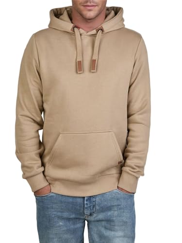 DENIMFY Hoodie Herren Regular Fit DFIvo Kapuzenpullover Pullover Schwarz S, Größe:S, Farbe:Cobblestone Beige von DENIMFY