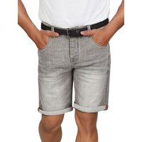 DENIMFY Jeans Shorts Herren mit Gürtel Stretch Kurz Regular Fit DFBo von DENIMFY