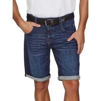 DENIMFY Jeans Shorts Herren mit Gürtel Stretch Kurz Regular Fit DFBo von DENIMFY