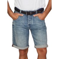 DENIMFY Jeans Shorts Herren mit Gürtel Stretch Kurz Regular Fit DFBo von DENIMFY