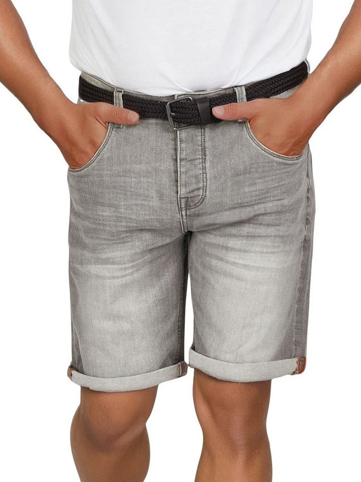 DENIMFY Jeansshorts Herren Shorts DFBo Regular Fit Bermudashorts mit Gürtel von DENIMFY