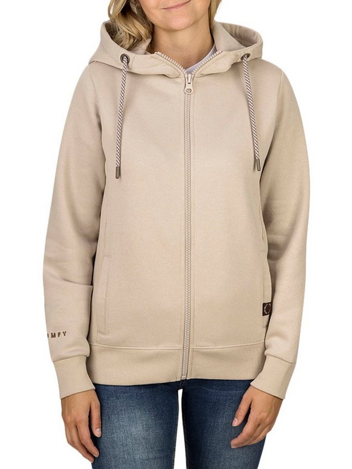 DENIMFY Kapuzensweatjacke Damen Sweatjacke DFClara Regular Fit Hoodie mit Kängurutasche von DENIMFY