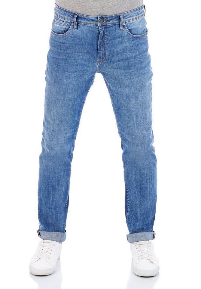 DENIMFY Straight-Jeans Herren Jeanshose DFMiro Straight Fit Jeanshose mit Stretch von DENIMFY
