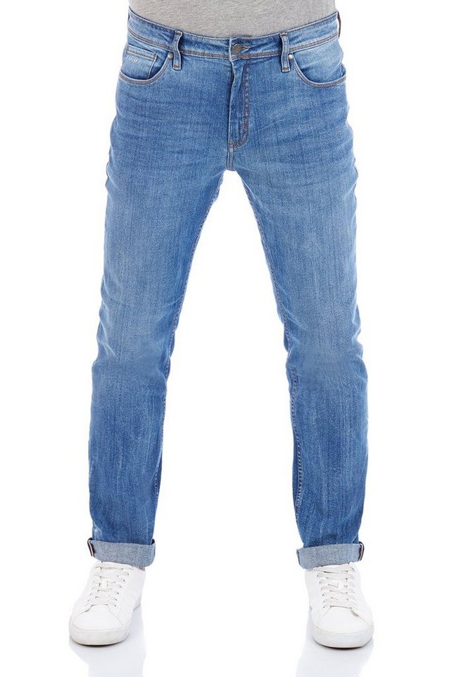 DENIMFY Straight-Jeans Herren Jeanshose DFMiro Straight Fit Jeanshose mit Stretch DENIMFY Straight-Jeans Herren Jeanshose DFMiro Straight Fit Jeanshose mit Stretch von DENIMFY