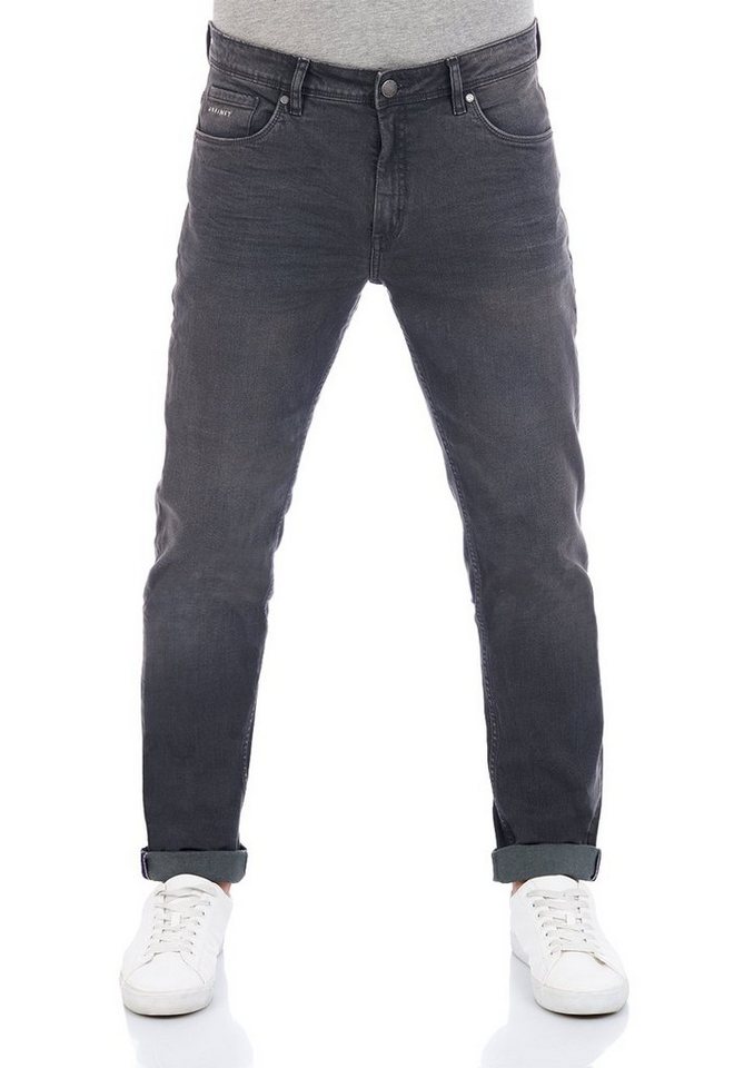 DENIMFY Straight-Jeans Herren Jeanshose DFMiro Straight Fit Jeanshose mit Stretch von DENIMFY