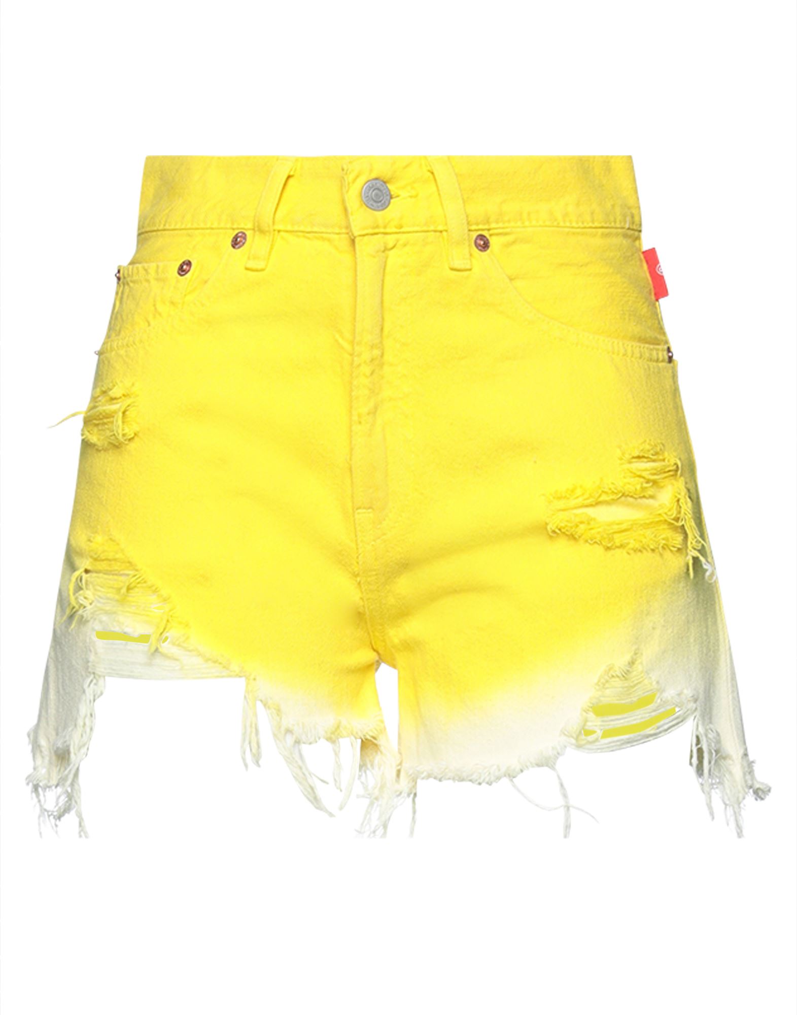 DENIMIST Jeansshorts Damen Gelb von DENIMIST