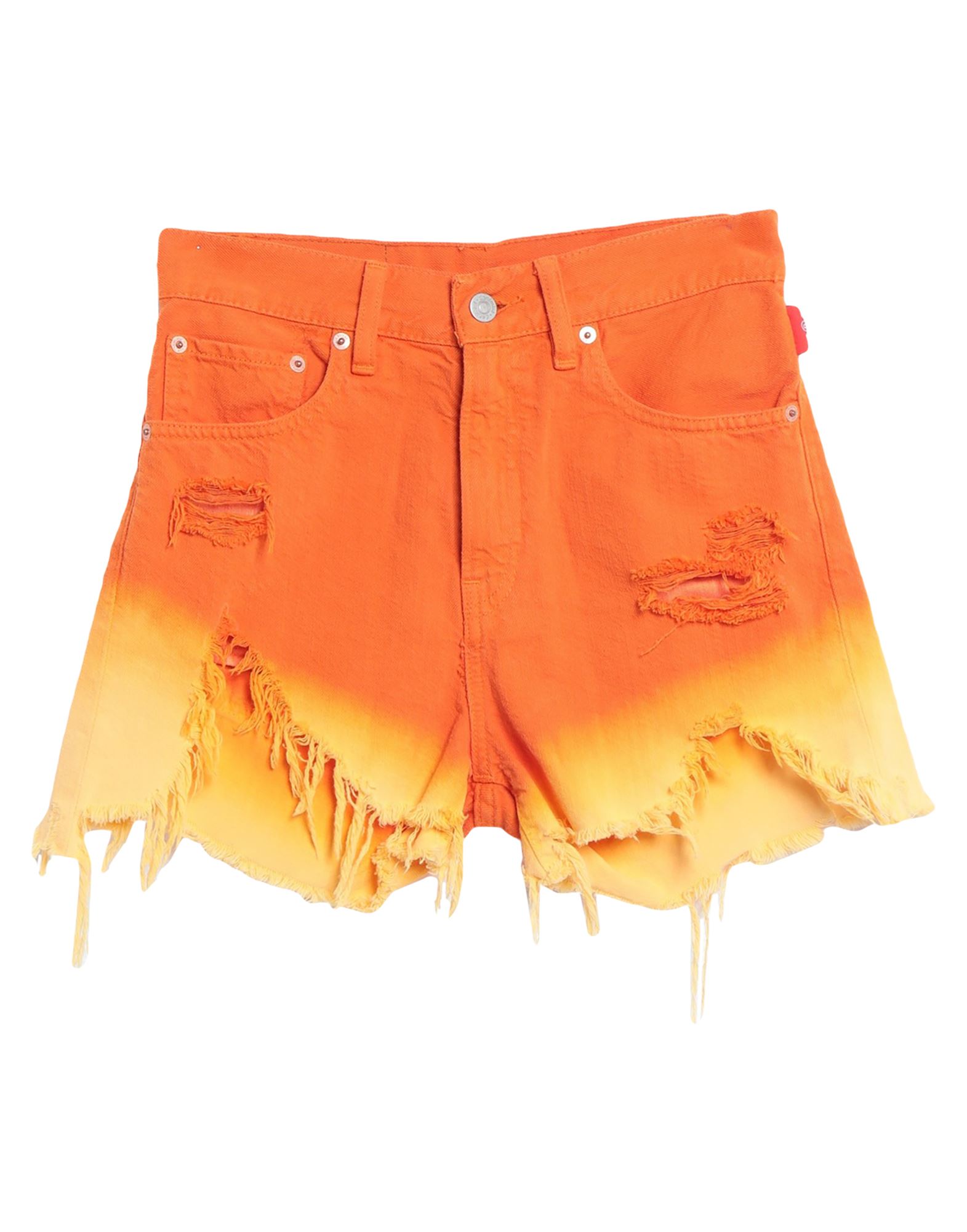 DENIMIST Jeansshorts Damen Orange von DENIMIST