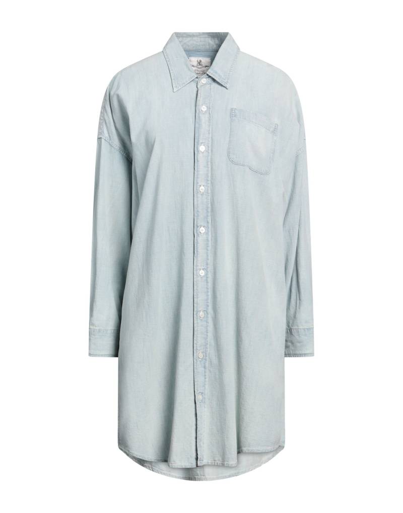 DENIMIST Midi-kleid Damen Hellblau von DENIMIST