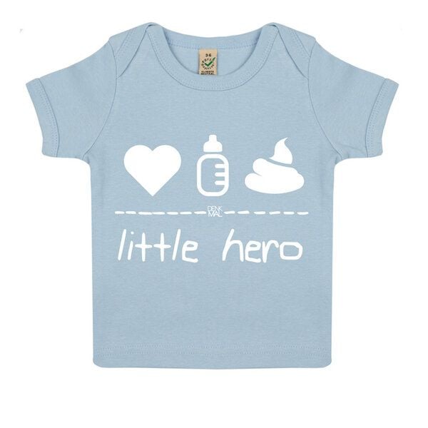DENK.MAL Clothing little hero – Baby Shirt von DENK.MAL Clothing