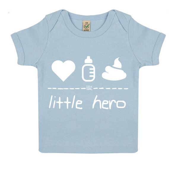 DENK.MAL Clothing little hero – Baby Shirt von DENK.MAL Clothing