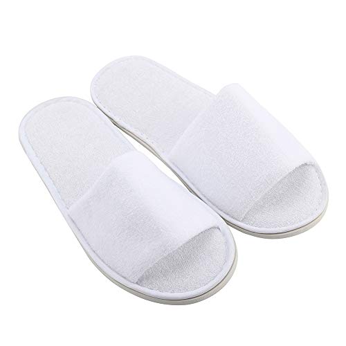 10 Paar Frottierslipper / Hotelslipper Universalgröße weiß 10 Paar Frottierslipper / Hotelslipper Universalgröße weiß von Groupcow